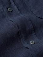 Loro Piana - Oliver Linen Shirt - Blue
