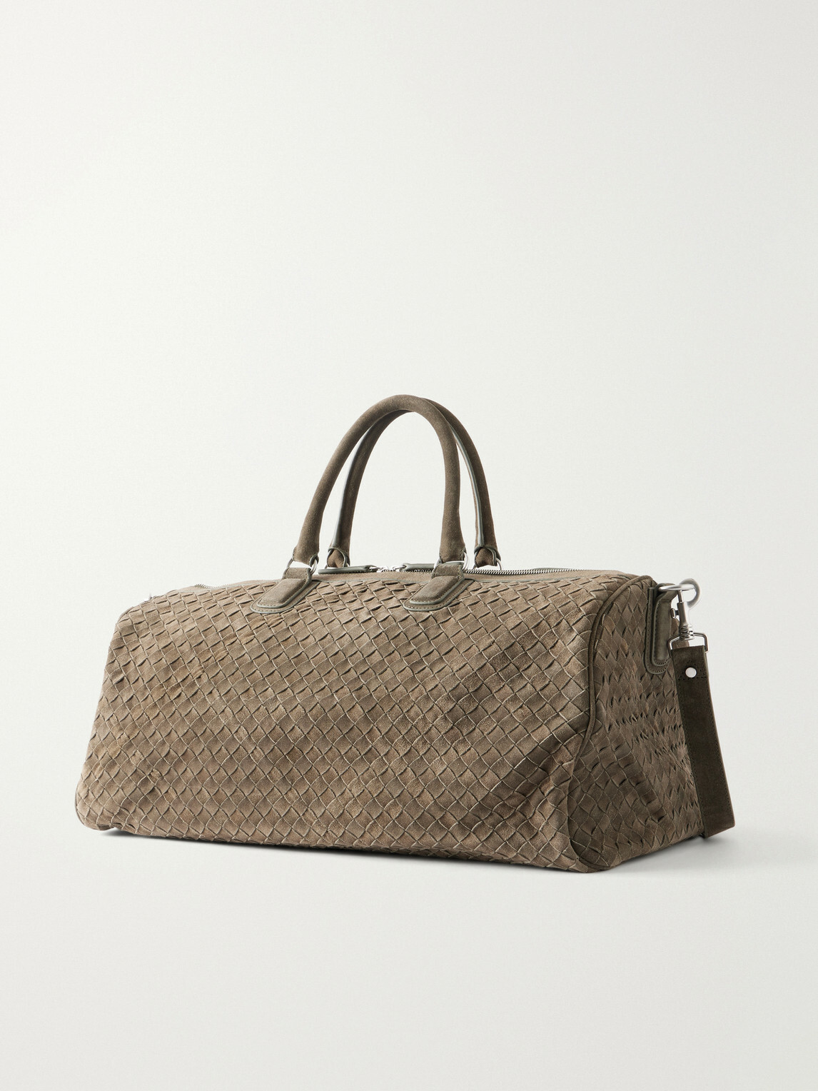Officine Creative - Armor 01 Woven Suede Weekend Bag
