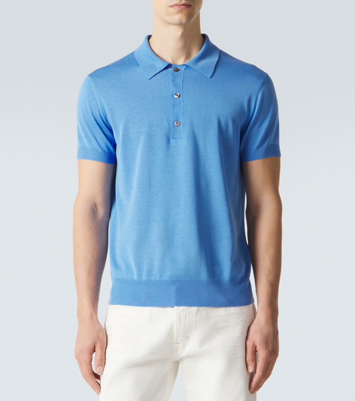 Tom Ford Silk and linen polo sweater