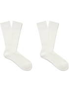 Lady White Co - Two-Pack Ribbed Organic Cotton Socks