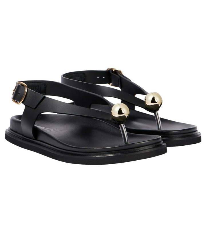 Photo: Souliers Martinez Spiaggia embellished leather sandals