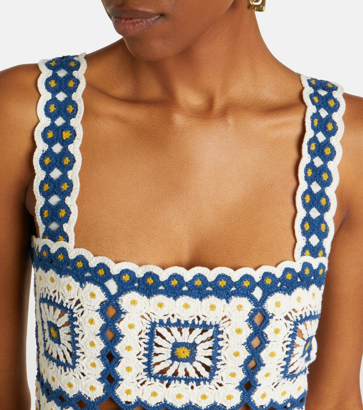 Alémais Dolly crochet cotton maxi dress