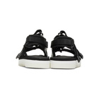 Suicoke Black ZIP-3 Sandals