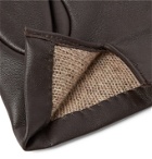 Dents - Bath Cashmere-Lined Leather Gloves - Brown