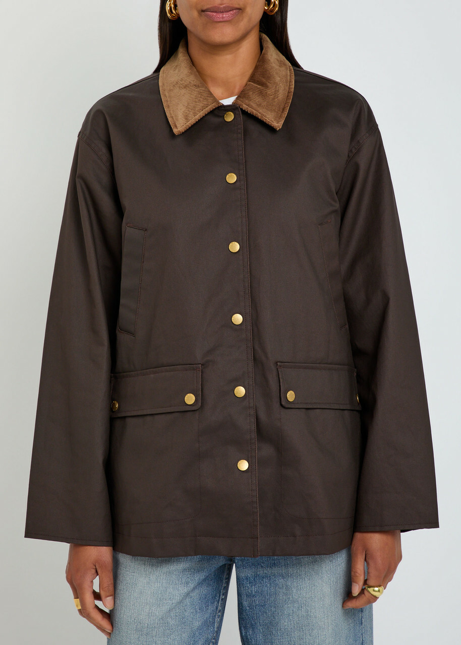 Rag & Bone Cassidy Twill Jacket Brown
