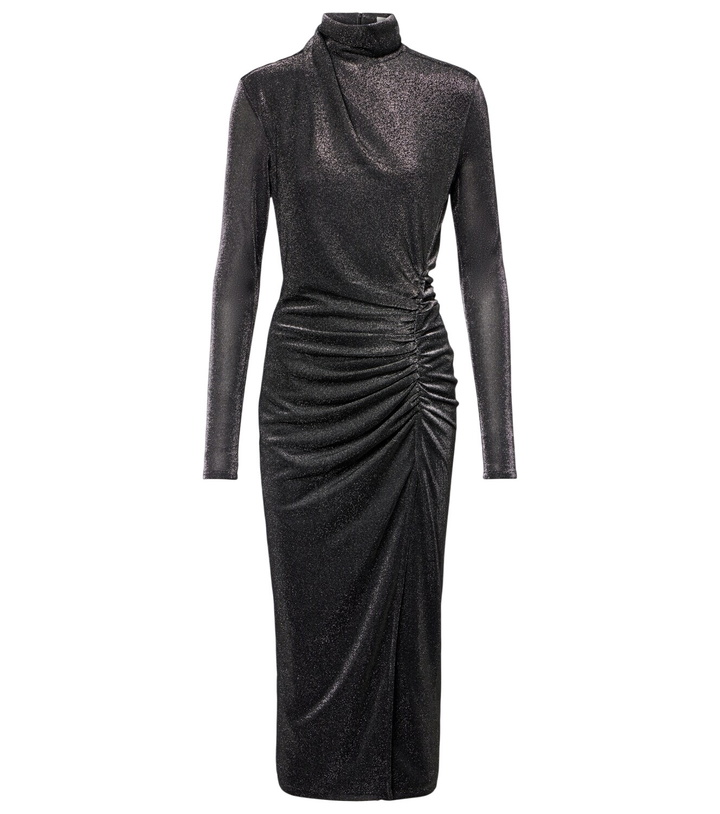 Photo: Marant Etoile Jenisa draped gathered midi dress