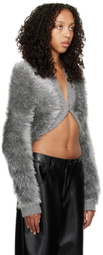 Sia Arnika Gray Rib Cardigan