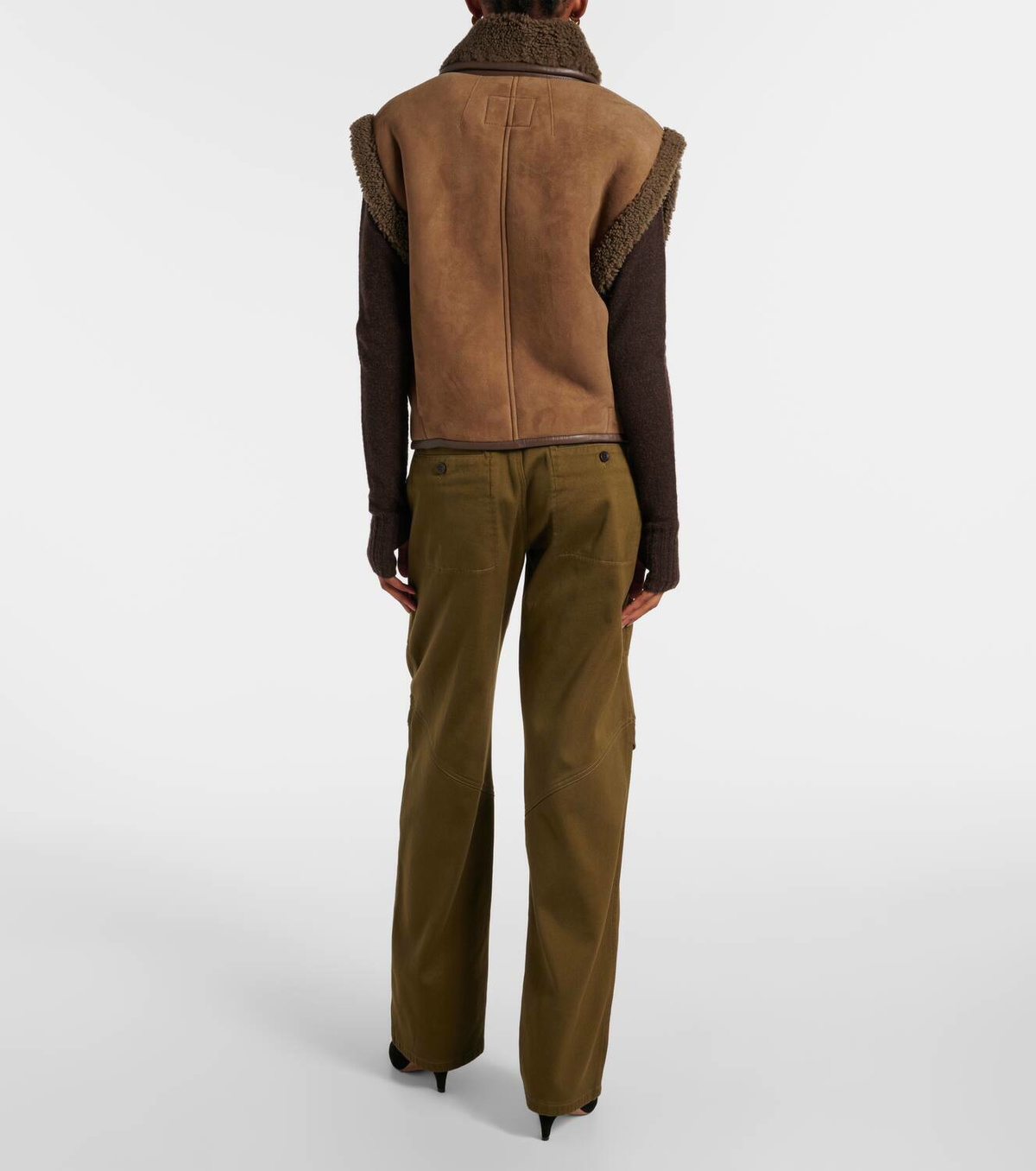 Isabel Marant Alime shearling vest Isabel Marant