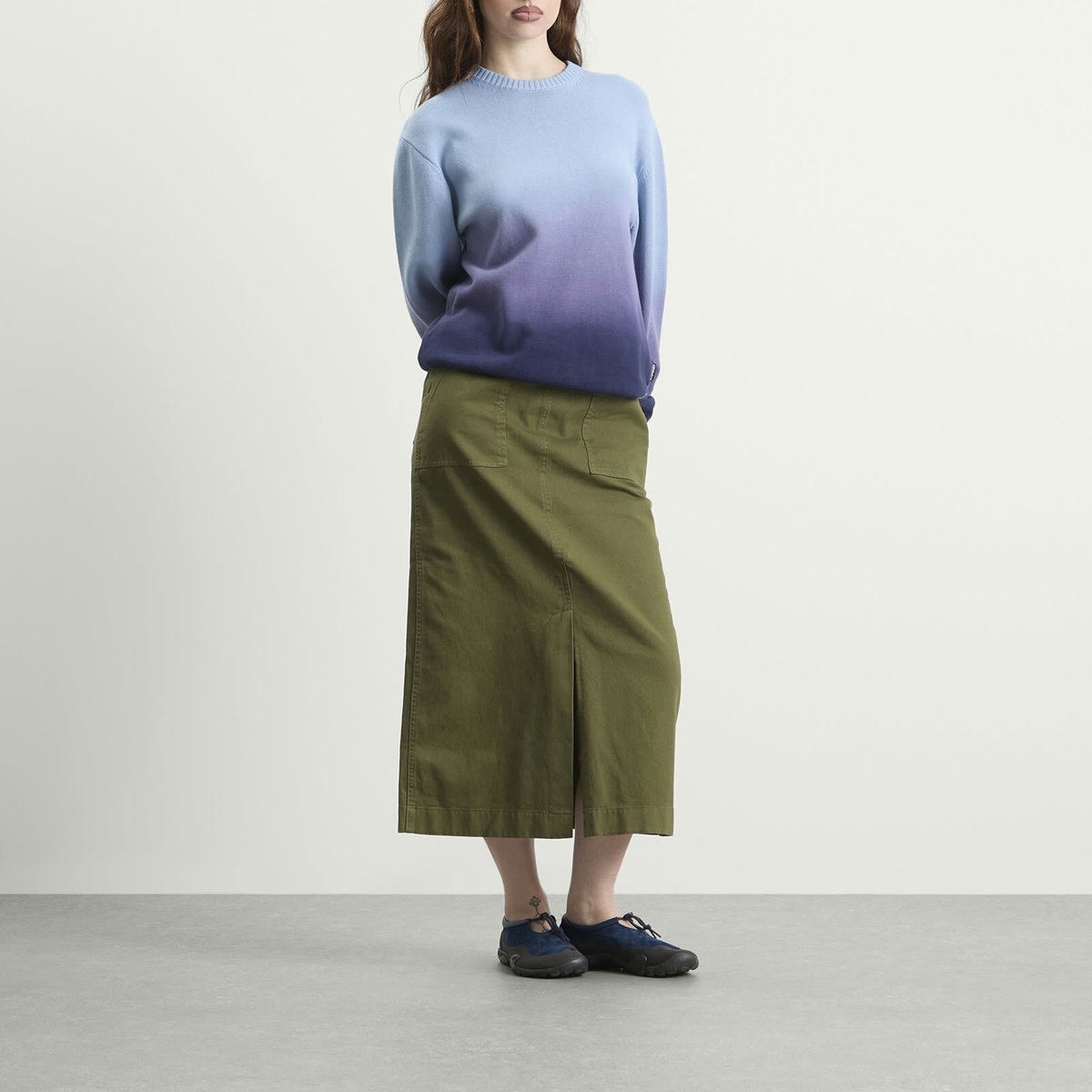 Gramicci Women's Sun Fade Sweater in Night Purple