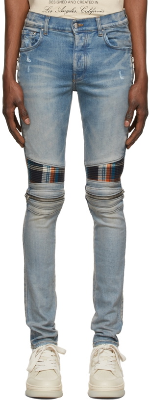 Photo: AMIRI Blue MX2 Plaid Jeans