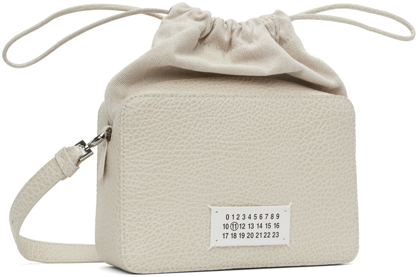 Maison Margiela Beige Logo Crossbody Bag