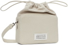 Maison Margiela Beige Logo Crossbody Bag