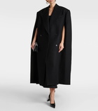 Wardrobe.NYC Double-breasted virgin wool cape