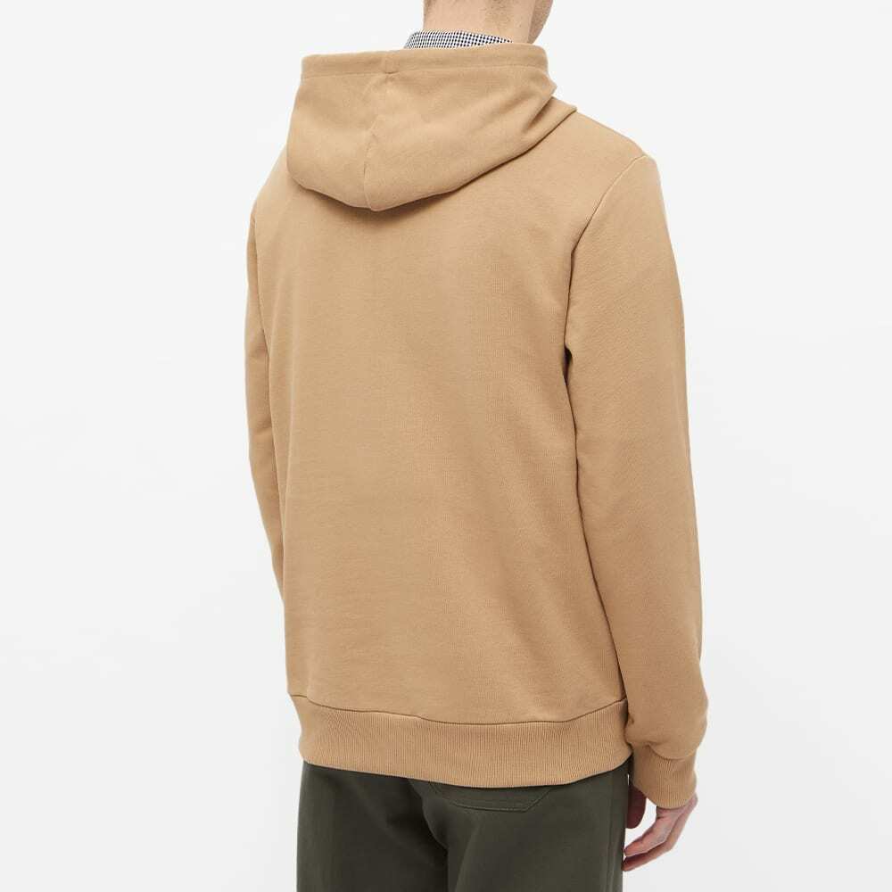 A.P.C. Men's Item Logo Hoody in Beige