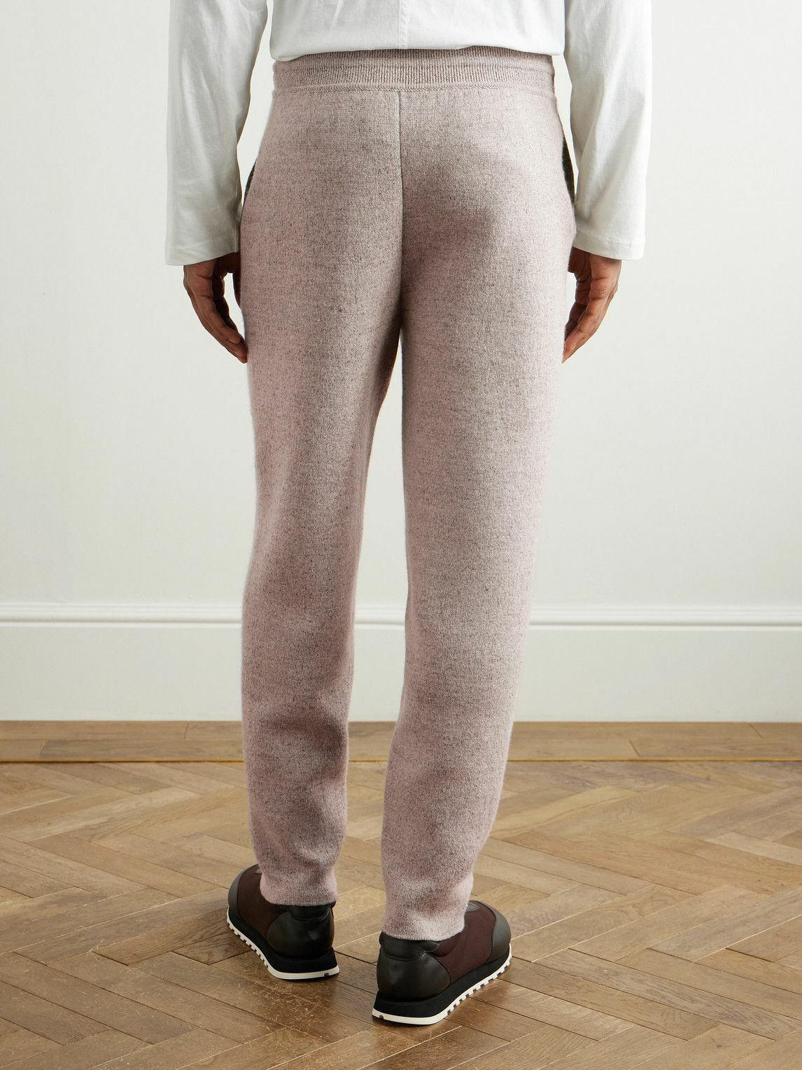 Loro Piana - Tapered Linen and Cashmere-Blend Sweatpants - Neutrals