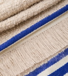 The House of Lyria Distinto mohair, cotton, wool, and linen-blend throw