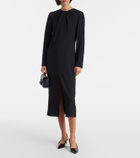 Gucci Gathered midi dress