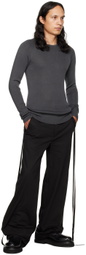 Label Under Construction Gray Thermal Sweater