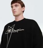 Rick Owens x Champion® embroidered cotton sweatshirt