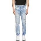 Dsquared2 Blue Light Piranha Cigarette Jeans