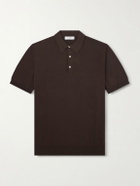 Boglioli - Slim-Fit Garment-Dyed Cotton Polo Shirt - Brown