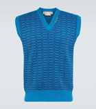 Marni Jacquard wool sweater vest