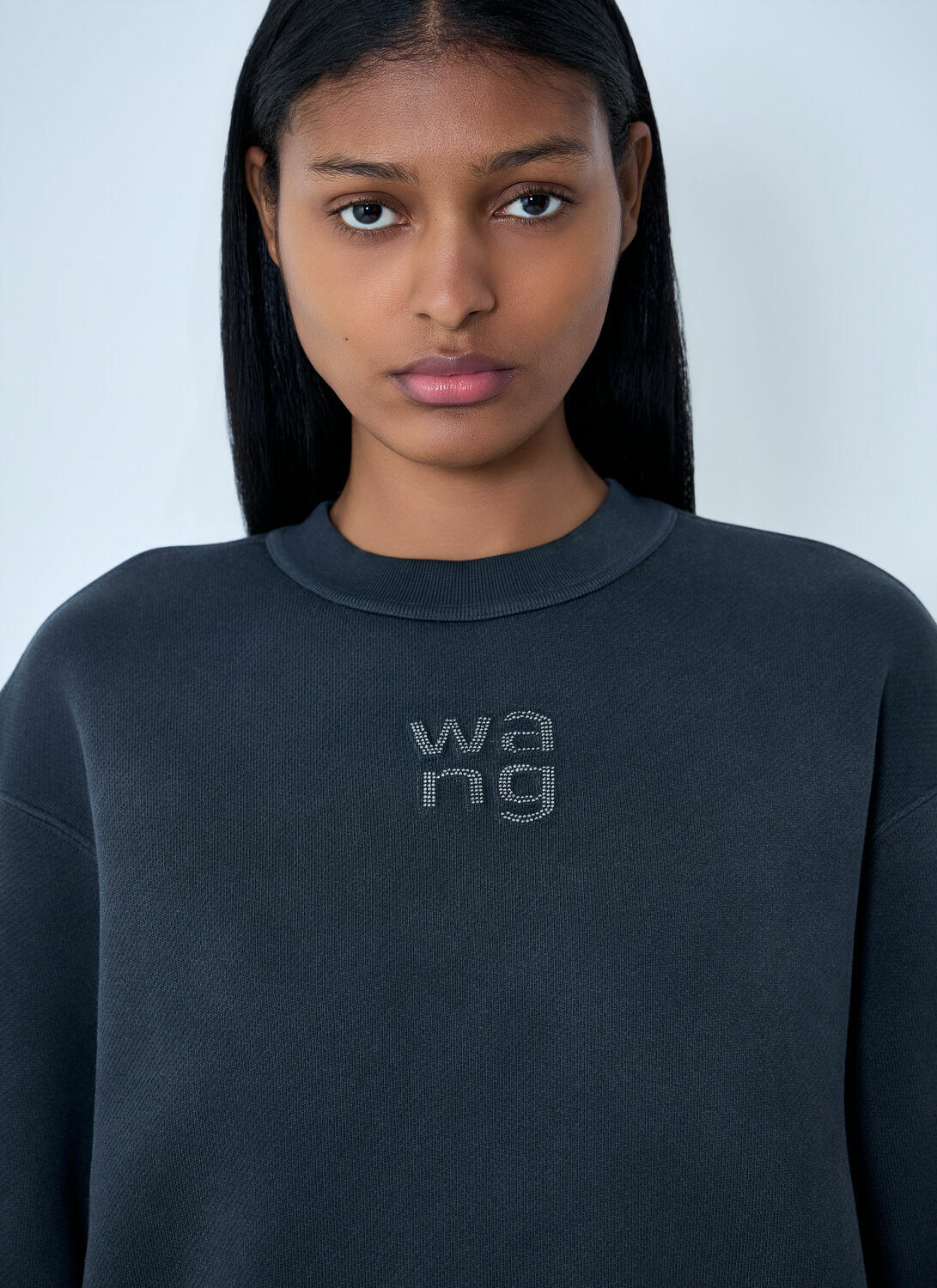 Alexander Wang Embroidered Logo Sweatshirt