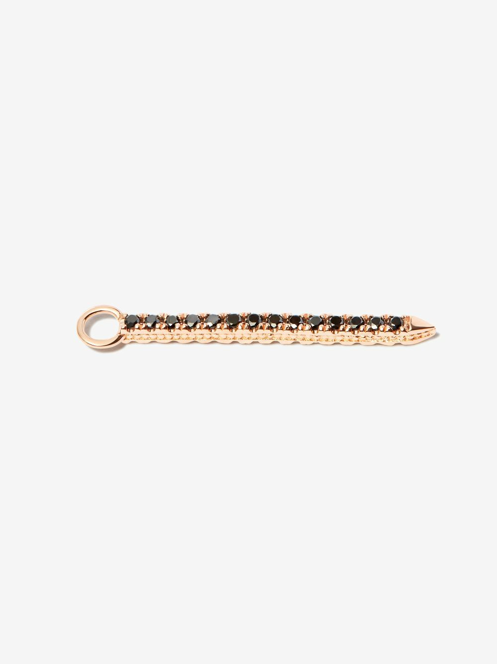 MARIA TASH 18K Rose Gold Eternity Bar Diamond Charm