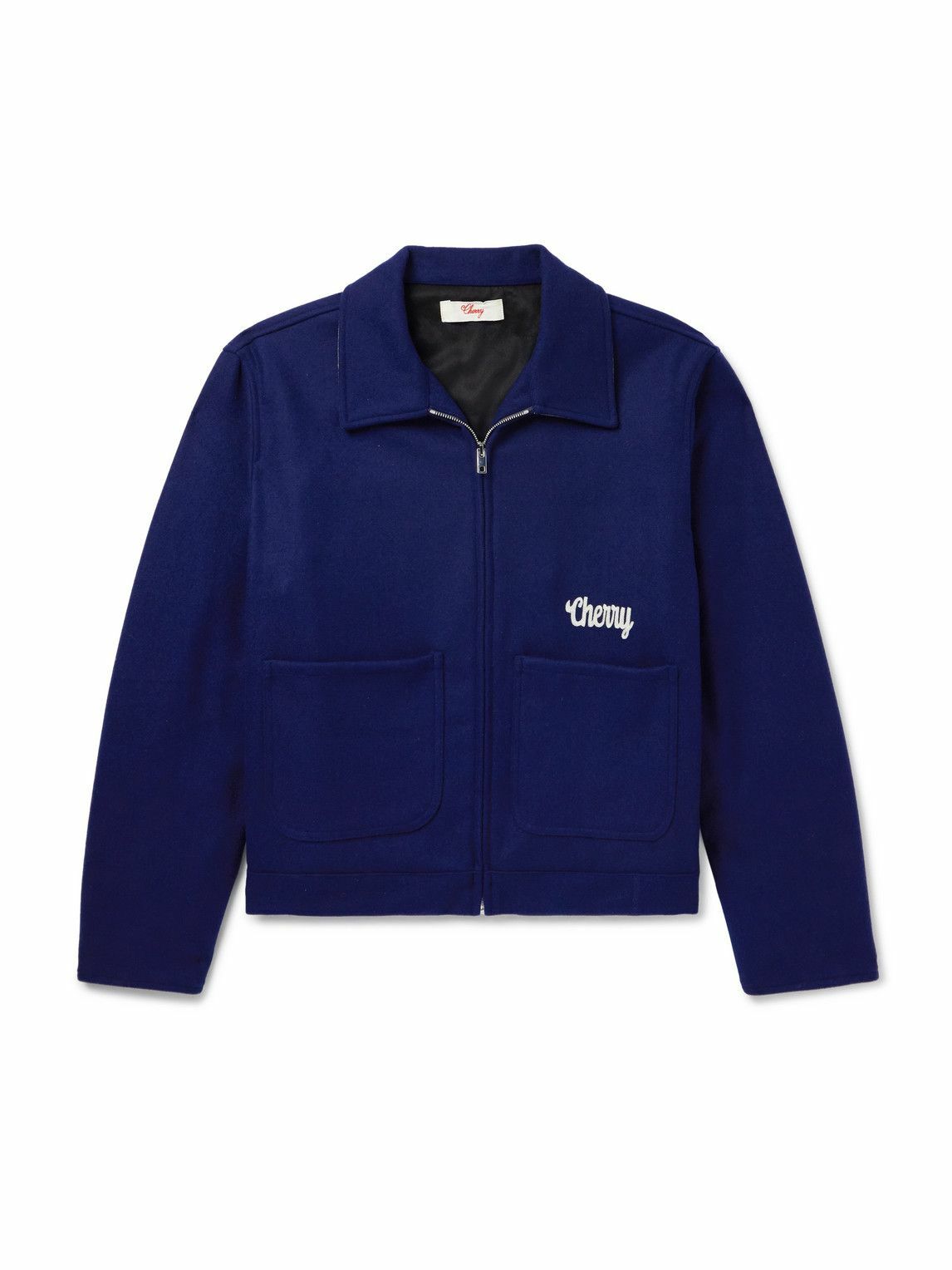 パーティを彩るご馳走や Angeles Los Cherry - LA CHERRY Blue - Jacket Zip-Up Jersey トップス