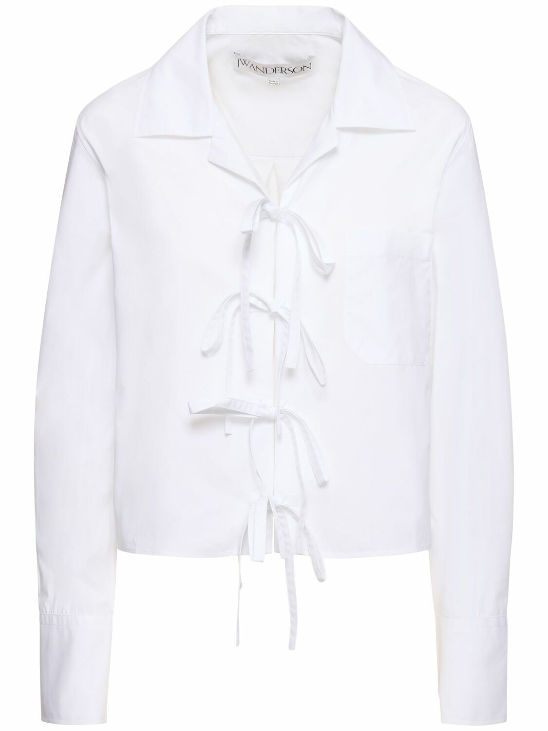 Photo: JW ANDERSON Bow Tie Cropped Shirt