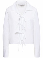 JW ANDERSON Bow Tie Cropped Shirt