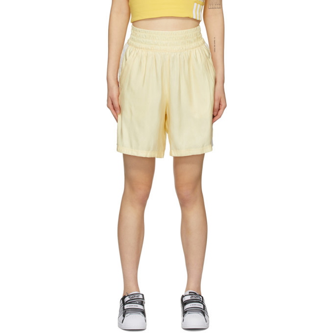 Photo: adidas Originals Yellow Satin Shorts