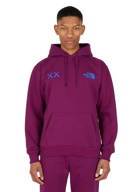 x KAWS Hooded Sweatshirt in Purple