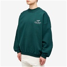 Cole Buxton Men's International Crew Sweat in Forest Green