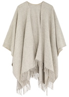 Eileen Fisher Bouclé Alpaca-blend Shawl - Pearl - One Size