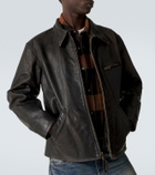 RRL Lynton leather biker jacket
