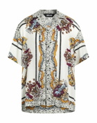 Just Cavalli Mens Shirt in Off white