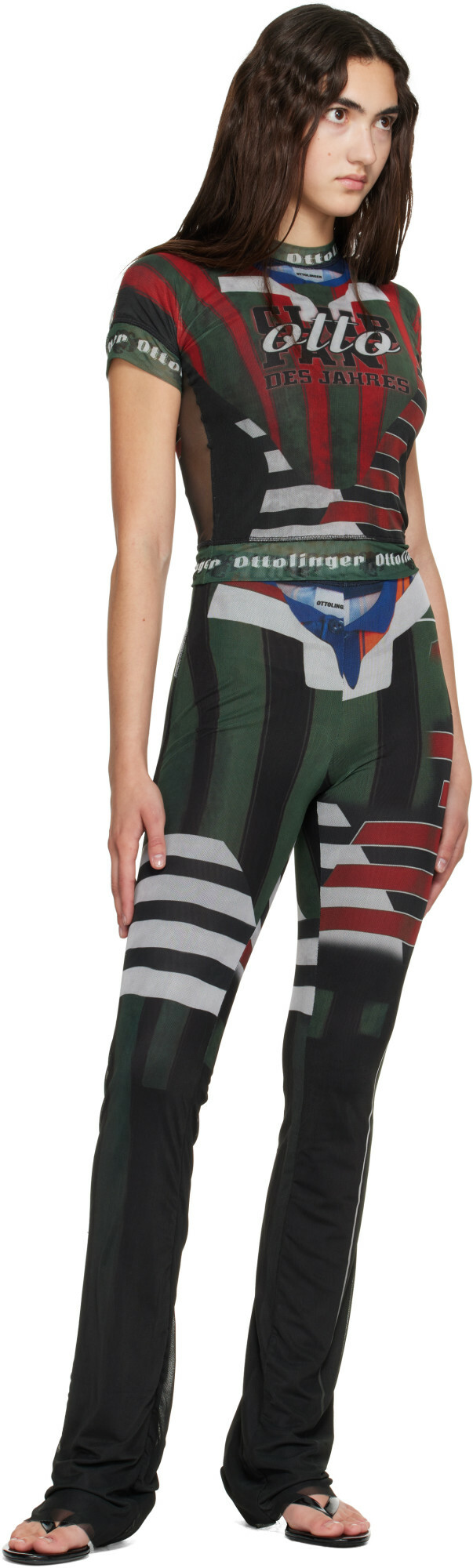Ottolinger Multicolor Mesh T-shirt