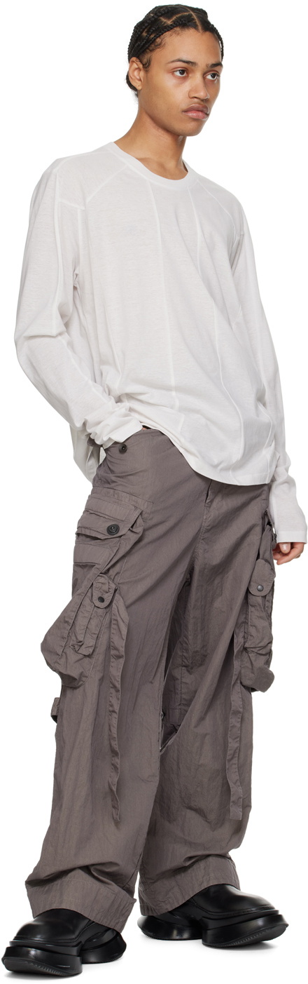Julius Gray Gas Mask Cargo Pants Julius