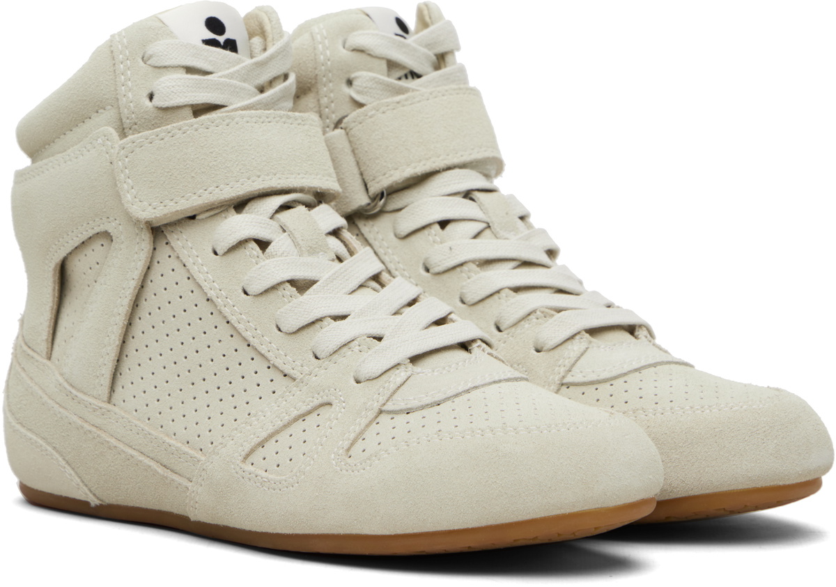 Isabel Marant Taupe Senny High Sneakers