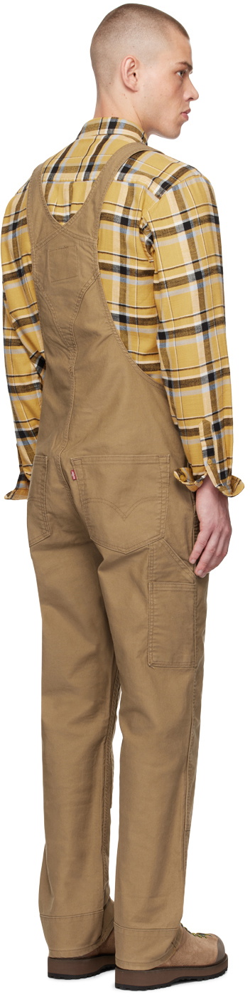 Levi's Brown Workwear Bib Overalls Levi's Red