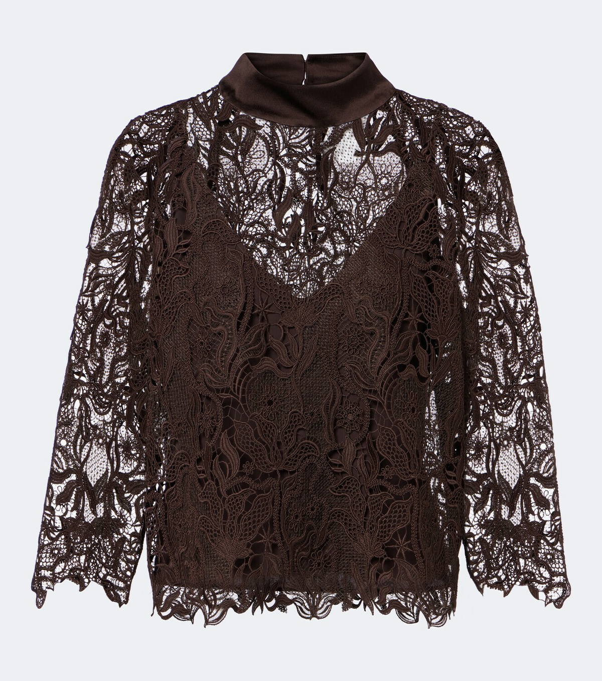 Max Mara Floral lace top
