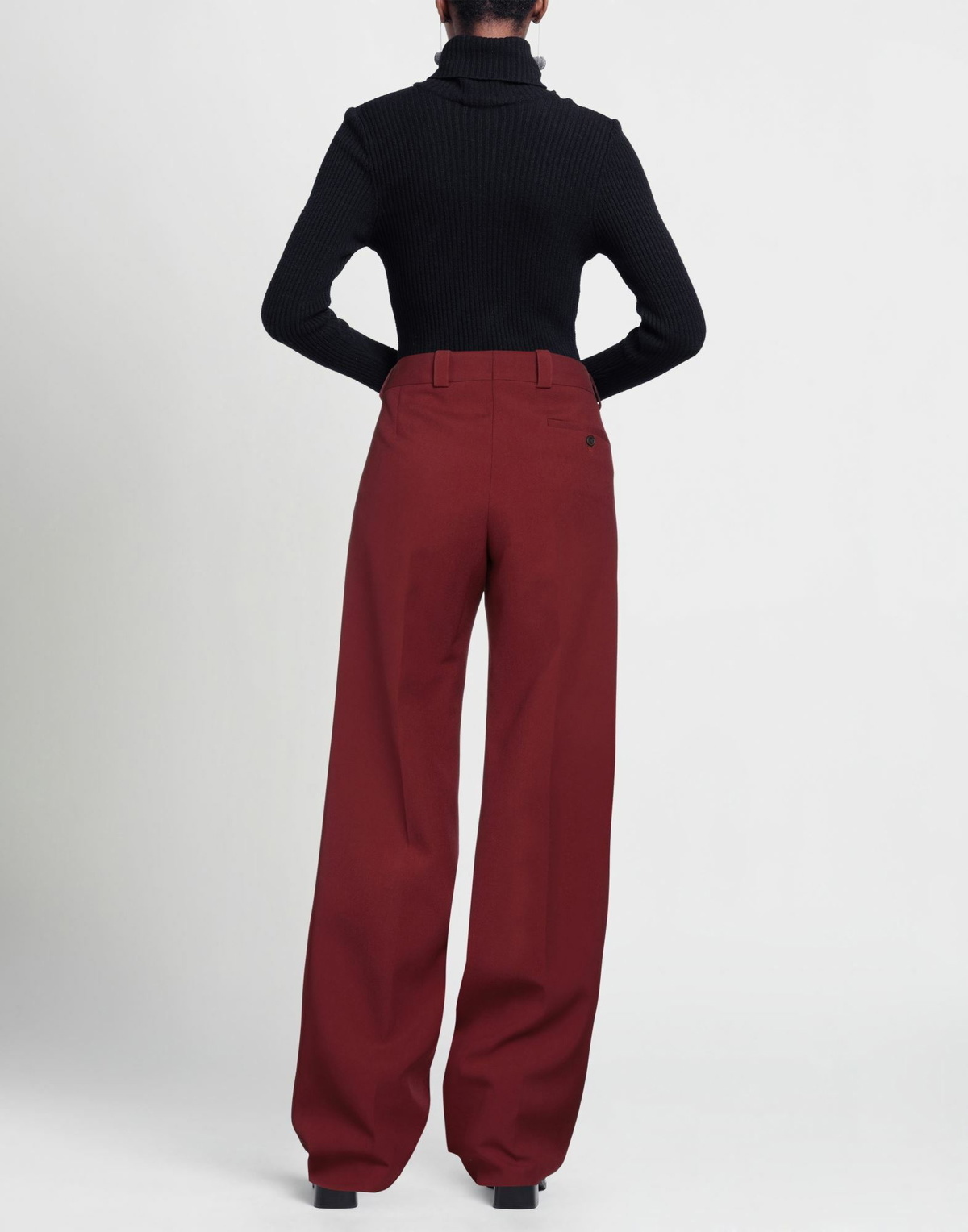 Quira Womens Pants Burgundy
