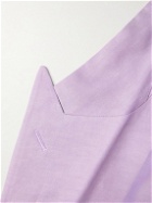 Fendi - Linen, Lyocell and Cotton-Blend Blazer - Purple