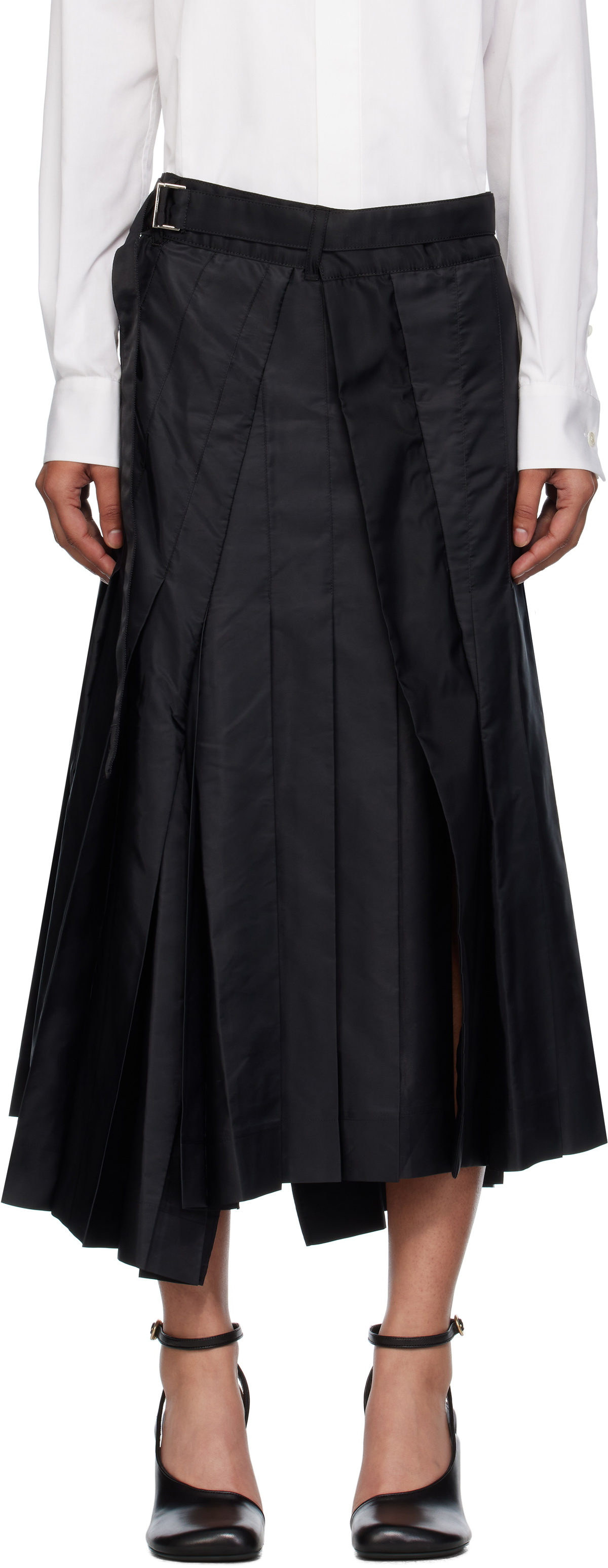 通販 大人気 2025 Sacai Nylon Twill Skirt サイズ1 【公式通販】