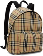 Burberry Beige Check Backpack