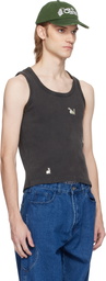 Carne Bollente Black Bunny Bliss Tank Top