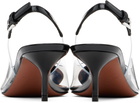 ALAÏA Black Le Coeur Slingback Heels