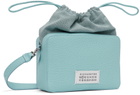 Maison Margiela Blue Logo Crossbody Bag