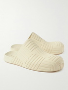 Bottega Veneta - Embossed Rubber Clogs - White